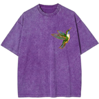 My Holy Moment Hummingbird Sacred Peace Vintage Wash Oversized T-Shirt